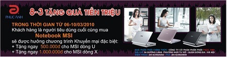 Tặng tiền khi mua laptop MSI - 1