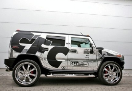 Xe Hummer H2 “khoác áo” crôm - 2 Xe Hummer H2 “khoác áo” crôm - 2