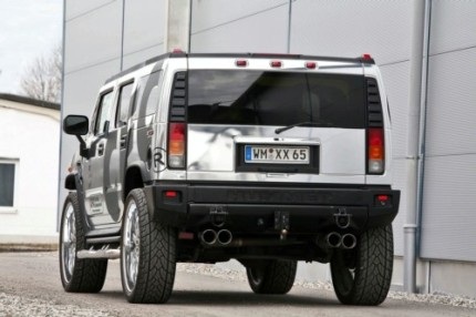 Xe Hummer H2 “khoác áo” crôm - 4 Xe Hummer H2 “khoác áo” crôm - 4