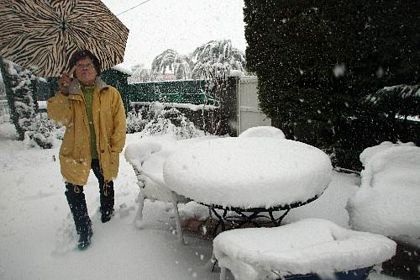 Pháp, Tây Ban Nha hứng bão tuyết bất thường - 2 Pháp, Tây Ban Nha hứng bão tuyết bất thường - 2