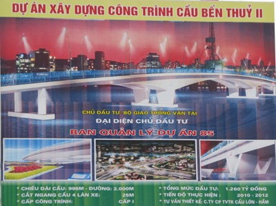 Khởi công xây dựng cầu Bến Thủy 2 - 2