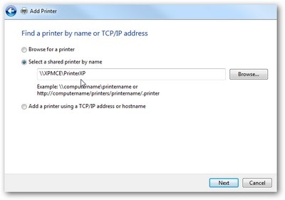 Chia sẻ máy in từ Windows XP/Vista với Windows 7 - 15