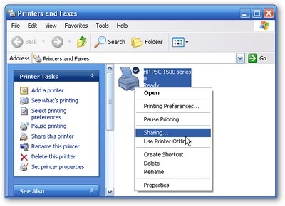 Chia sẻ máy in từ Windows XP/Vista với Windows 7 - 4 Chia sẻ máy in từ Windows XP/Vista với Windows 7 - 4