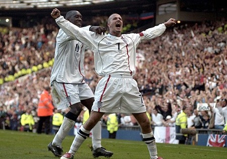 Những trận đấu đáng nhớ của Beckham cho ĐT Anh - 2 Những trận đấu đáng nhớ của Beckham cho ĐT Anh - 2
