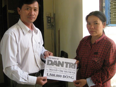 Quà nhân ái trở lại với chị Nguyễn Thị Thanh Na - 1