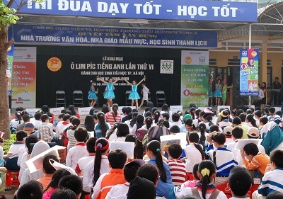 Cuộc thi Olympic tiếng Anh dành cho học sinh tiểu học thành phố Hà Nội - 1 Cuộc thi Olympic tiếng Anh dành cho học sinh tiểu học thành phố Hà Nội - 1