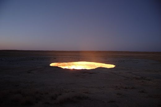 Thăm "Cổng địa ngục" ở Uzbekistan - 1 Thăm "Cổng địa ngục" ở Uzbekistan - 1