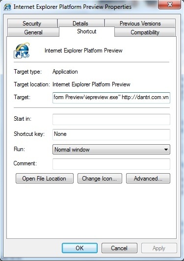 Ấn tượng bản “sơ khai” của Internet Explorer 9 - 4 Ấn tượng bản “sơ khai” của Internet Explorer 9 - 4