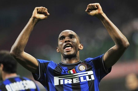 Inter giữ được ngôi đầu nhờ "báo đen" Eto’o tỏa sáng - 1