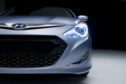 Hé lộ về Hyundai Sonata Hybrid - 1 Hé lộ về Hyundai Sonata Hybrid - 1