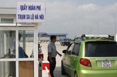 Hoàn phí trạm XLHN tại trạm cầu Phú Mỹ - 1 Hoàn phí trạm XLHN tại trạm cầu Phú Mỹ - 1