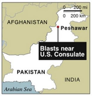 Taliban tấn công lãnh sự quán Mỹ tại Pakistan - 2