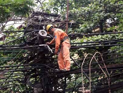 Điện lực và viễn thông sử dụng chung cột điện  - 1