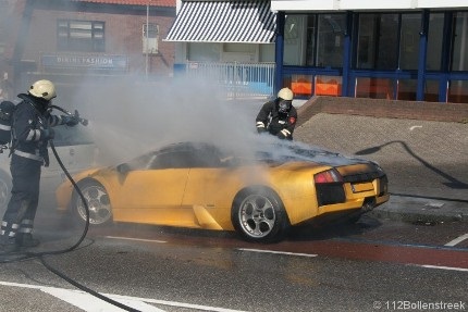 Cháy xe Lamborghini Murcielago ở Hà Lan - 14 Cháy xe Lamborghini Murcielago ở Hà Lan - 14
