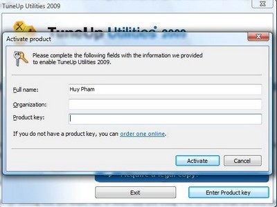 Đăng ký bản quyền miễn phí TuneUp Utilities - 2 Đăng ký bản quyền miễn phí TuneUp Utilities - 2