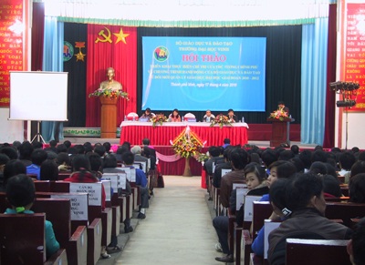 Hội thảo về đổi mới quản lý giáo dục ĐH tại ĐH Vinh - 1 Hội thảo về đổi mới quản lý giáo dục ĐH tại ĐH Vinh - 1