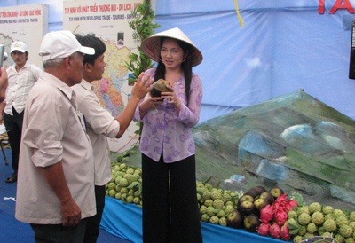 Hơn 700 gian hàng khai mạc Festival trái cây Việt Nam - 2 Hơn 700 gian hàng khai mạc Festival trái cây Việt Nam - 2