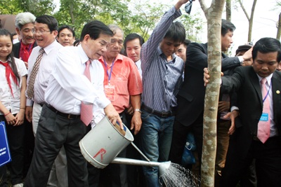 Chủ tịch nước trồng cây tri ân Quốc tổ Hùng Vương - 1