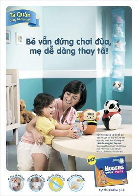 Đằng sau chiếc tã giấy Huggies - 1 Đằng sau chiếc tã giấy Huggies - 1