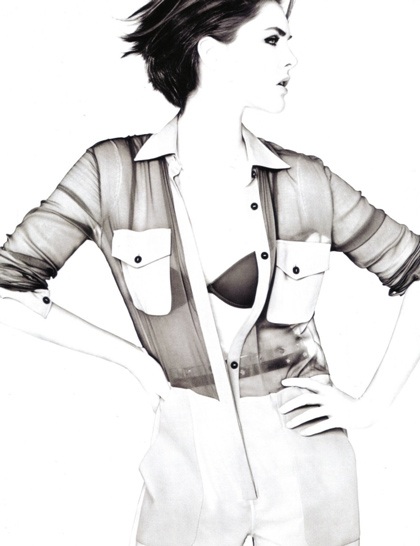 Hilary Rhoda gợi cảm trên Elle - 5 Hilary Rhoda gợi cảm trên Elle - 5