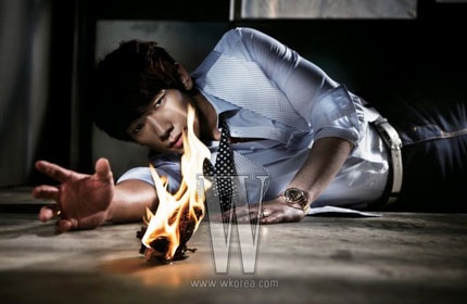 Bi (Rain) nam tính trên tạp chí W - 5