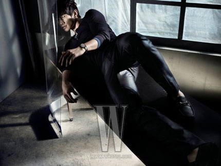 Bi (Rain) nam tính trên tạp chí W - 7