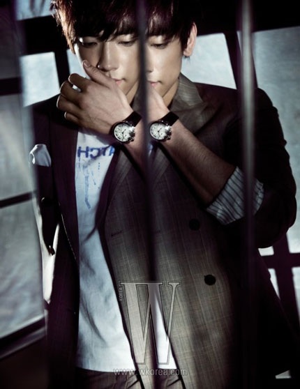 Bi (Rain) nam tính trên tạp chí W - 8