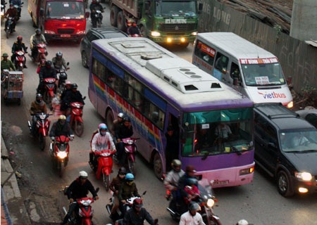 Sau kỳ nghỉ lễ, đường đông nhưng vẫn thông suốt - 1 Sau kỳ nghỉ lễ, đường đông nhưng vẫn thông suốt - 1