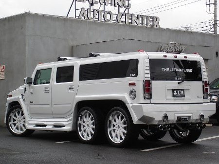 Limousine 6 bánh Hummer H2 - 11