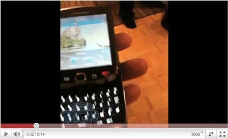 Rò rỉ video điện thoại BlackBerry trượt - 1 Rò rỉ video điện thoại BlackBerry trượt - 1