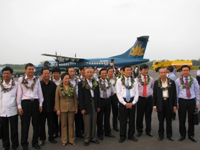 Chính thức khai trương đường bay Vinh - Hà Nội    - 1