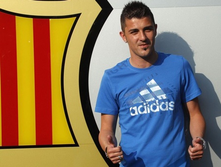 David Villa hạnh phúc vì được khoác áo Barcelona - 1 David Villa hạnh phúc vì được khoác áo Barcelona - 1