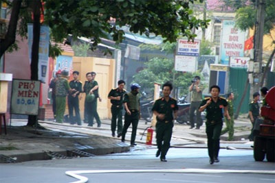 Dân “khiếp vía” vì tiếng nổ phát ra từ khu quân sự - 1 Dân “khiếp vía” vì tiếng nổ phát ra từ khu quân sự - 1
