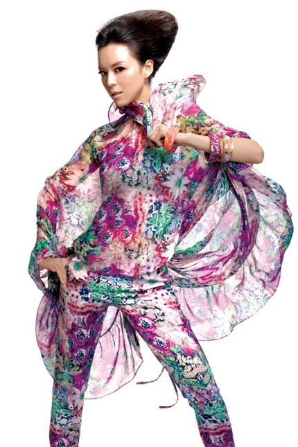 Trương Tịnh Sơ điệu đà với váy hoa - 6 Trương Tịnh Sơ điệu đà với váy hoa - 6