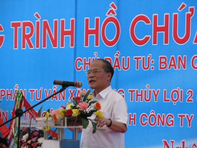 Khởi công công trình đại thủy nông lớn nhất Bắc miền Trung - 2