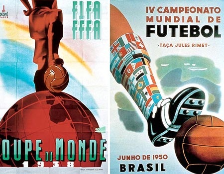 Những tấm cổ động xuyên thời gian của các VCK World Cup - 2