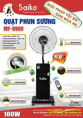 Quạt phun sương - giải pháp hiệu quả hạ nhiệt mùa hè - 2 Quạt phun sương - giải pháp hiệu quả hạ nhiệt mùa hè - 2
