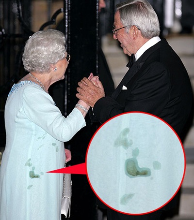 Nữ hoàng Anh gặp 2 sự cố thời trang trong một bữa tiệc - 1