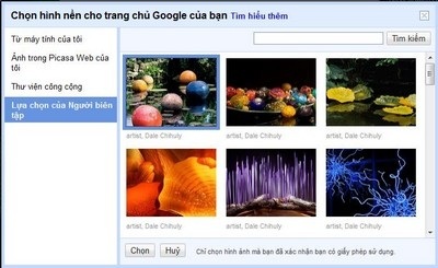 Hướng dẫn thay đổi hình nền cho trang chủ Google - 2 Hướng dẫn thay đổi hình nền cho trang chủ Google - 2