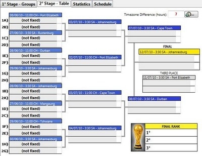 Theo dõi lịch thi đấu và tự động cập nhật kết quả World Cup 2010  - 7