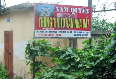 Giá đất “tăng nhiệt” theo cầu Nhật Tân - 1 Giá đất “tăng nhiệt” theo cầu Nhật Tân - 1