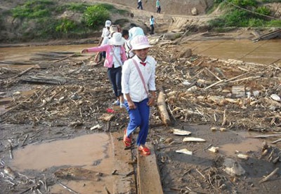 Xác định vị trí xây cầu Khuyến học & Dân trí vượt sông Pô Kô  - 2