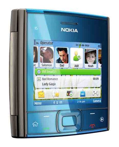 Nokia X5 - Điện thoại vuông, bàn phím trượt QWERTY - 1 Nokia X5 - Điện thoại vuông, bàn phím trượt QWERTY - 1