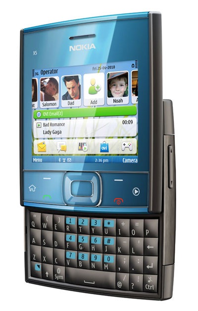 Nokia X5 - Điện thoại vuông, bàn phím trượt QWERTY - 5 Nokia X5 - Điện thoại vuông, bàn phím trượt QWERTY - 5