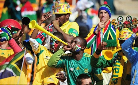 Khán giả sẽ bị cấm sử dụng kèn Vuvuzela? - 1 Khán giả sẽ bị cấm sử dụng kèn Vuvuzela? - 1