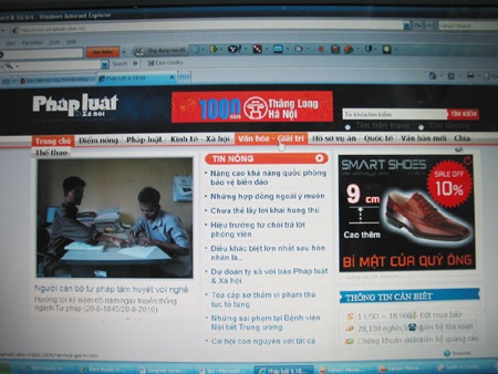 Ra mắt Trang tin báo Pháp luật và Xã hội - 1 Ra mắt Trang tin báo Pháp luật và Xã hội - 1