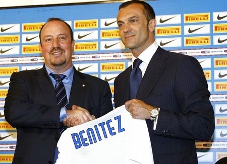 Tân HLV Benitez chính thức ra mắt tại Inter - 1