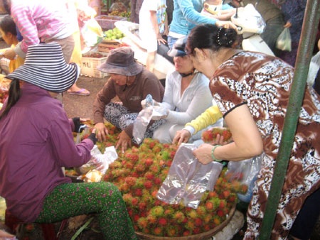 Nhộn nhịp thị trường Tết Đoan ngọ - 3 Nhộn nhịp thị trường Tết Đoan ngọ - 3