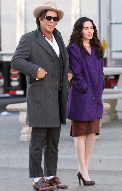 Megan Fox yêu mến đặc biệt bạn diễn Mickey Rourke - 1 Megan Fox yêu mến đặc biệt bạn diễn Mickey Rourke - 1