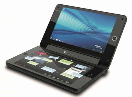 Toshiba trình làng máy tính bảng 2 màn hình - 1